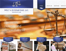 Tablet Screenshot of kuzemczaklaw.com